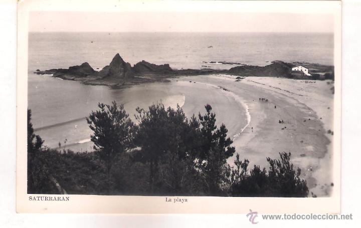 Cartoline: POSTAL DE SATURRARAN ,LA PLAYA .