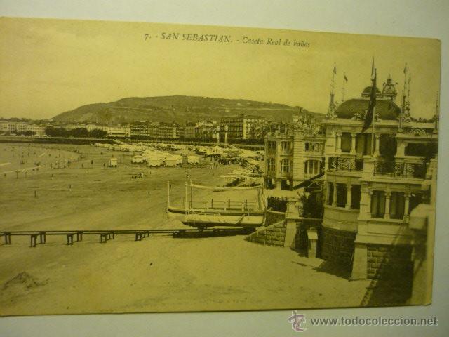 Postkarten: POSTAL S.SEBASTIAN-CASETA REAL DE BA&Ntilde;OS --BB
