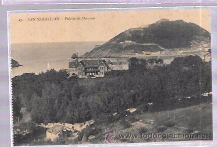 Postcards: TARJETA POSTAL DE SAN SEBASTIAN. PALACIO DE MIRAMAR.