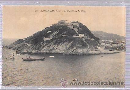 Postcards: TARJETA POSTAL DE SAN SEBASTIAN. EL CASTILLO DE LA MOTA.