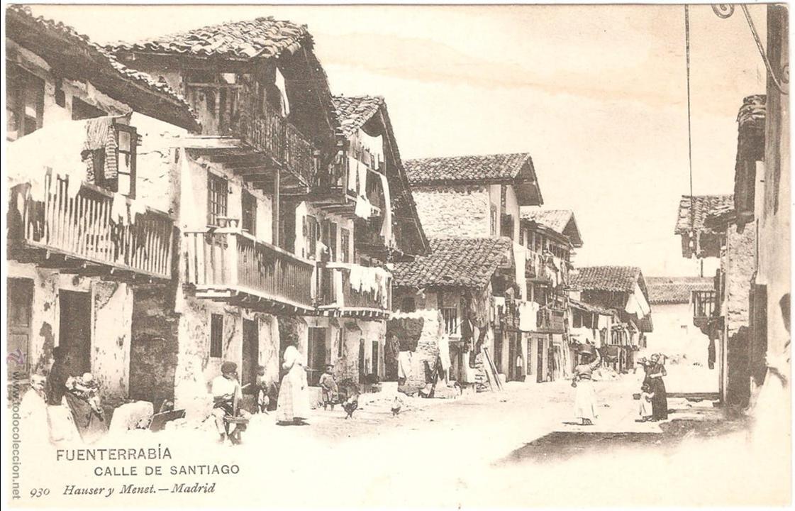 Postales: Fuenterrab&iacute;a Calle de Santiago - Foto 1