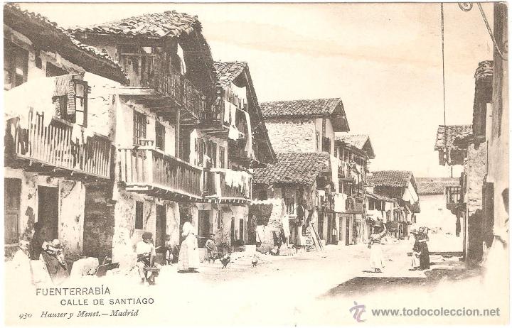 Postales: Fuenterrab&iacute;a Calle de Santiago - Foto 2
