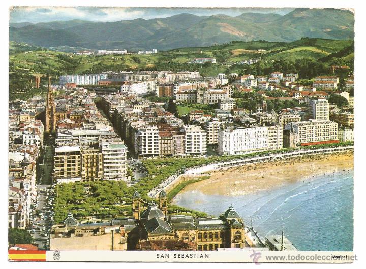 Postales: SAN SEBASTIAN .- VISTA DESDE MONTE URGULL .- EDICION MANIPEL / FOURNIER