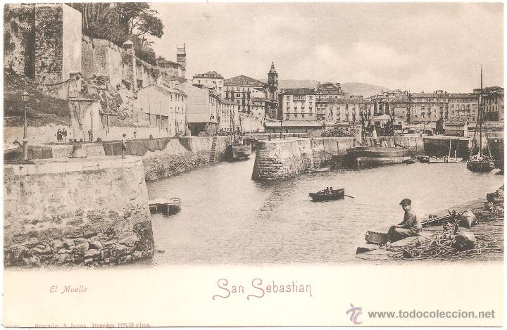 Postales: SAN SEBASTIAN EL MUELLE - Foto 1