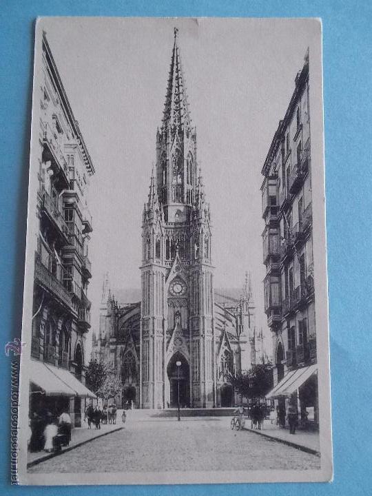 Postales: ANTIGUA POSTAL DE SAN SEBASTIAN IGLESIA DEL BUEN PASTOR FOTOTIPIA HAUSER Y MENET