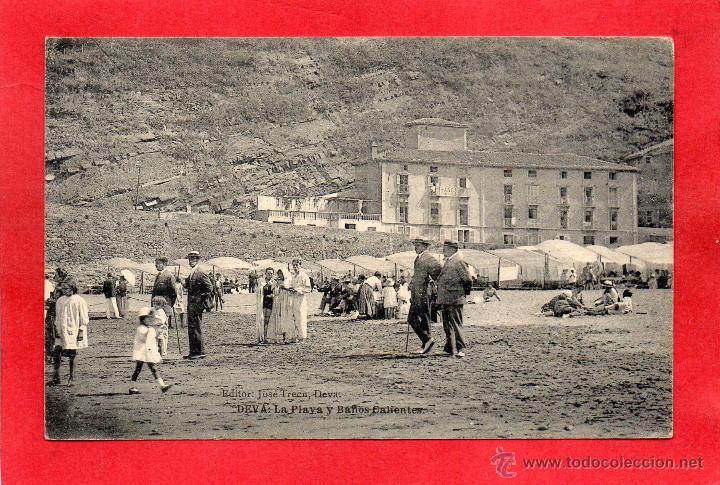 Postales: deva. la playa y ba&ntilde;os calientes. jose trecu - Foto 1