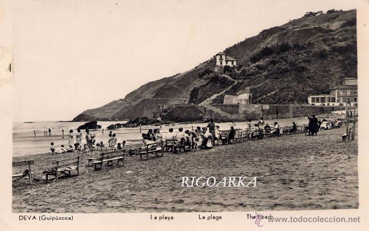Postales: DEVA (GUIPUZCOA).- LA PLAYA - Foto 1