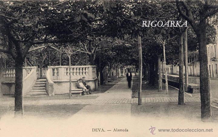 Postales: DEVA (GUIPUZCOA).- ALAMEDA - Foto 1