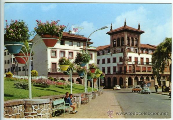 Postales: N&ordm; 6 Guernica, Vizcaya. Entrada de Artecalle. Garc&iacute;a Garrabella y C&iacute;a.