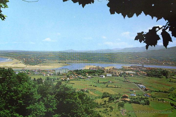 Cartes Postales: POSTAL, GUIP&Uacute;ZCOA, FUENTERRABIA, VISTA PANOR&Aacute;MICA, AL FONDO HENDAYA,  SIN CIRCULAR