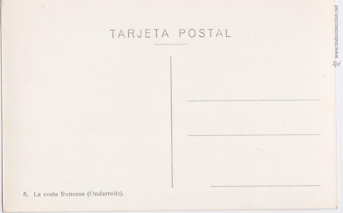 Postales: P- 3980. POSTAL DE LA COSTA FRANCESA. ONDARRAITZ. - Foto 2