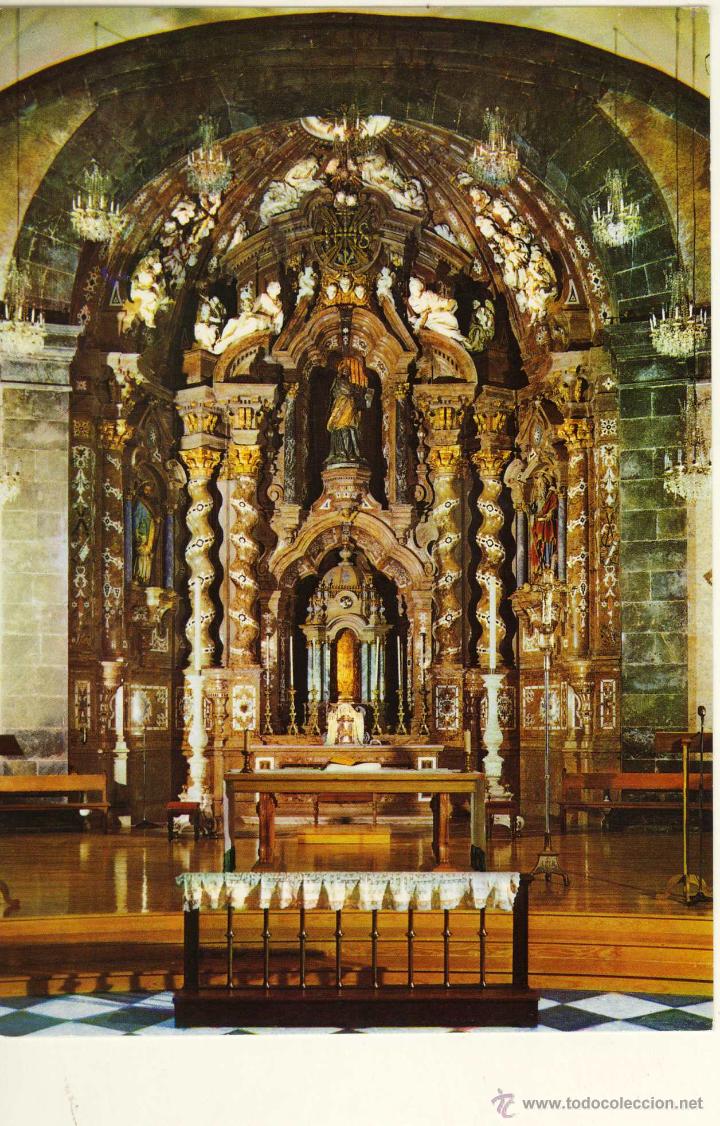Cartoline: MAGNIFICA POSTAL ALTAR MAYOR DE LA IGLESIA SANTUARIO DE LOYOLA
