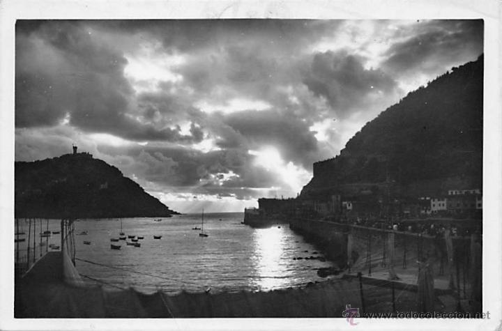 Cartoline: SAN SEBASTI&Aacute;N.- CONTRALUZ