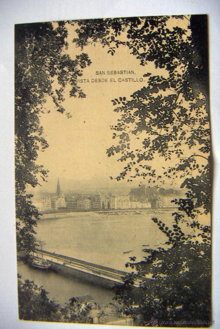 Postcards: POSTAL DE SAN SEBASTIAN - VISTA DESDE EL CASTILLO