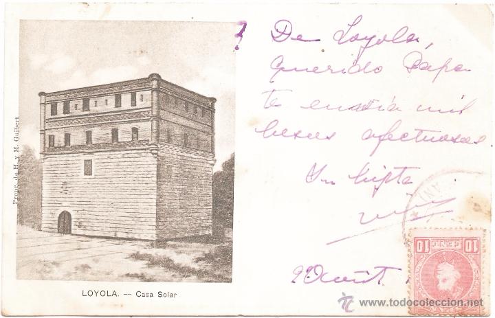Postales: LOYOLA CASA SOLAR 1907