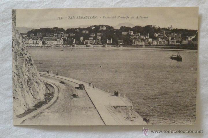 Cartoline: TARJETA POSTAL PASEO PRINCIPE ASTURIAS SAN SEBASTIAN