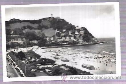 Postcards: TARJETA POSTAL DE SAN SEBASTIAN. JARDINES Y PLAYA DE ONDARRETA.