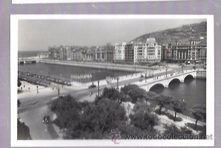 Postcards: TARJETA POSTAL DE SAN SEBASTIAN. PUENTE DE SANTA CATALINA.