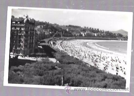 Postcards: TARJETA POSTAL DE SAN SEBASTIAN. PASEO Y PLAYA DE LA CONCHA.