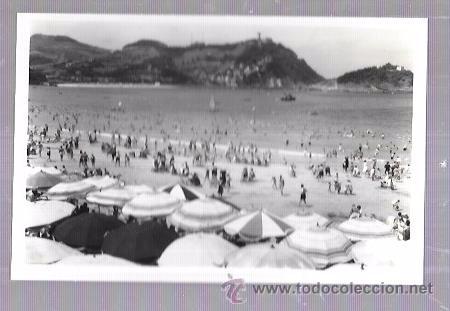 Postcards: TARJETA POSTAL DE SAN SEBASTIAN. LA PLAYA - LA PLAGE.