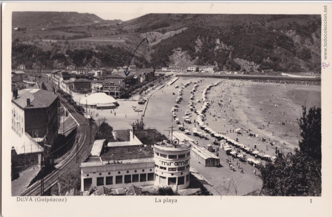 Postales: P- 4095. POSTAL DE GUIPUZCOA, DEVA. LA PLAYA. N&ordm;1.MANIPEL. - Foto 1