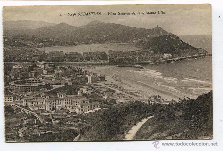 Postkarten: San Sebastian. Vista desde el Monte Ul&iacute;a. 1 Ed. Gregorio G. Galarza