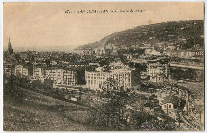 Postkarten: San Sebastian. Ensanche de Amara. 287 Ed. Gregorio G. Galarza