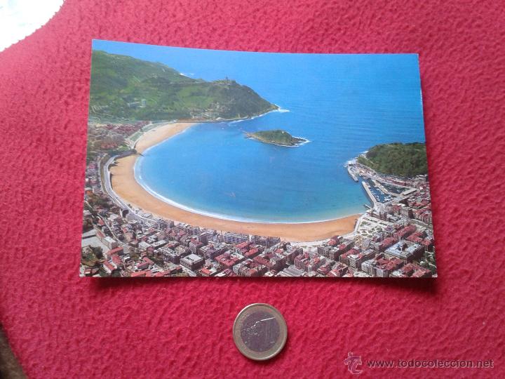 Cartoline: TARJETA POSTAL POST CARD SAN SEBASTIAN GUIPUZCOA EUSKADI 123 VISTA AEREA. PLAYA VER FOTO/S MANIPEL