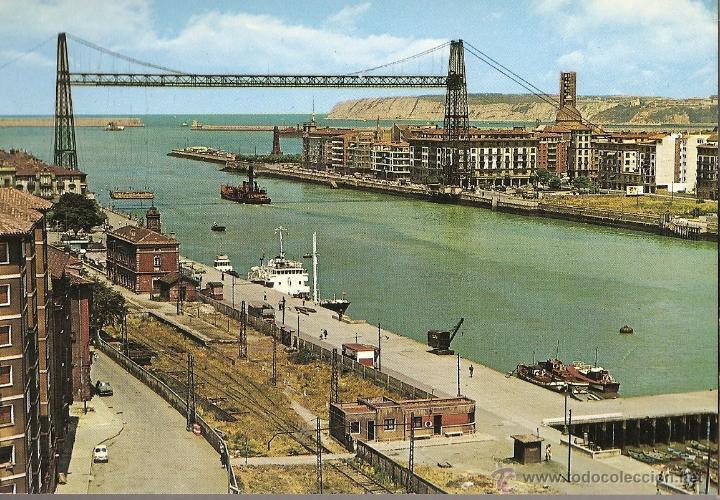 Postales: POSTAL, PUENTE DE VIZCAYA, ESCRITA