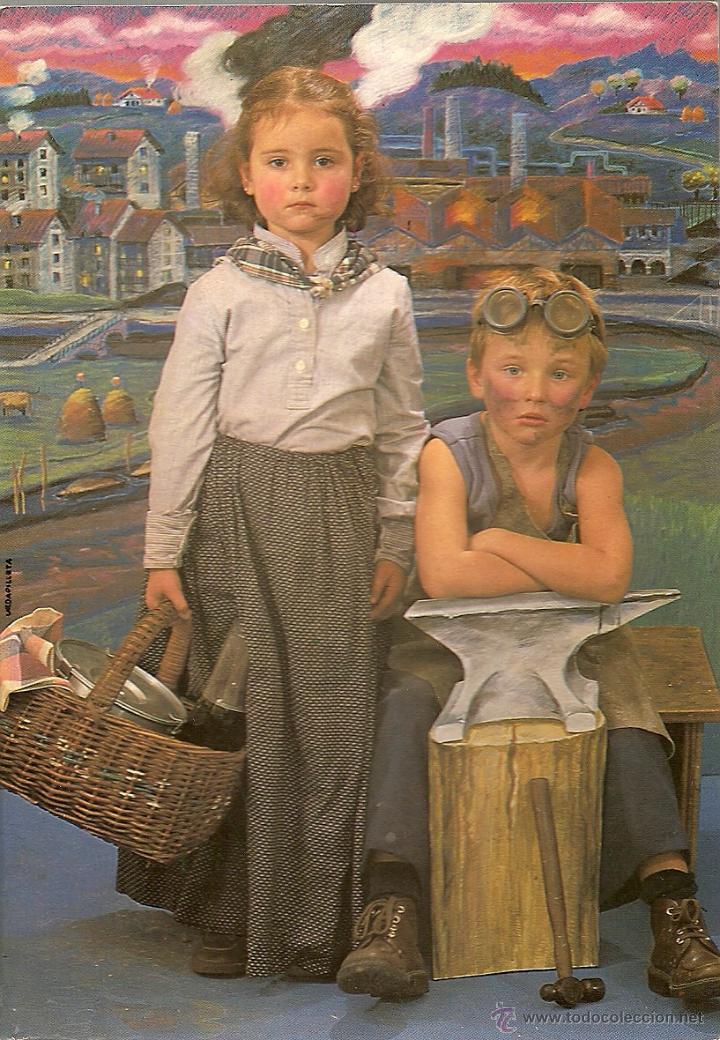 Cartoline: POSTAL,  ESCENAS INFANTILES, SIN CIRCULAR