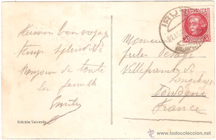 Postales: FUENTERRAB&Iacute;A CALLE MAYOR 1932 - Foto 2