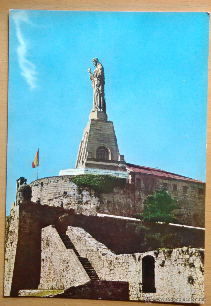 Cartoline: SAN SEBASTIAN - MONUMENTO AL SAGRADO CORAZON