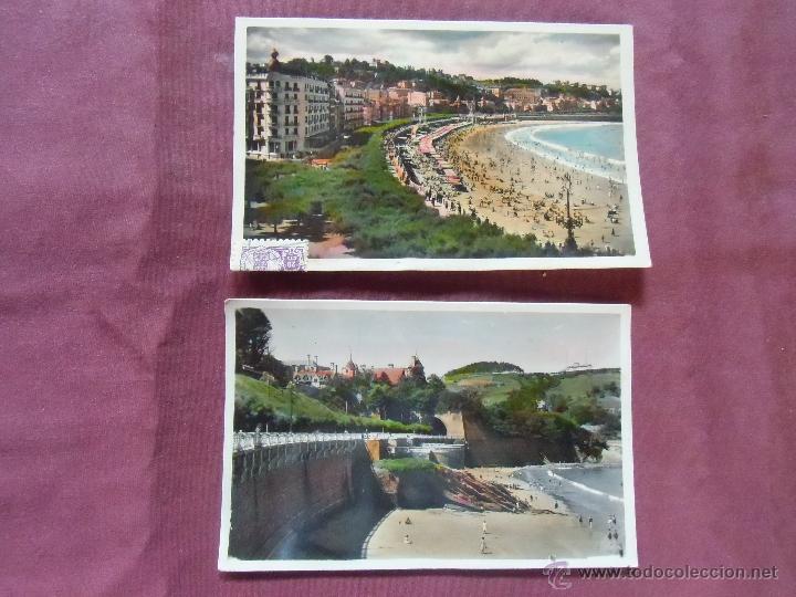 Cartes Postales: Postales SAN SEBASTIAN. Ediciones Galarza, N&ordm;s 321 y 26, brillo coloreadas