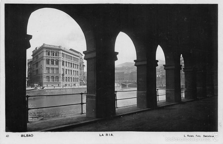 Postales: BILBAO.- LA RIA - Foto 1