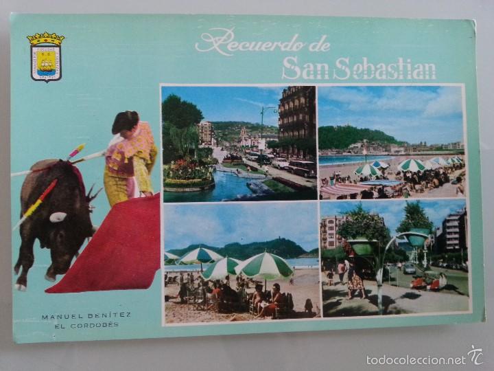 Postais: ANTIGUA POSTAL DE SAN SEBASTIAN N&ordm; 365 EL CORDOBES FOTOCROMOS IBERICO ED. SOL DE ESPA&Ntilde;A A&Ntilde;OS 60