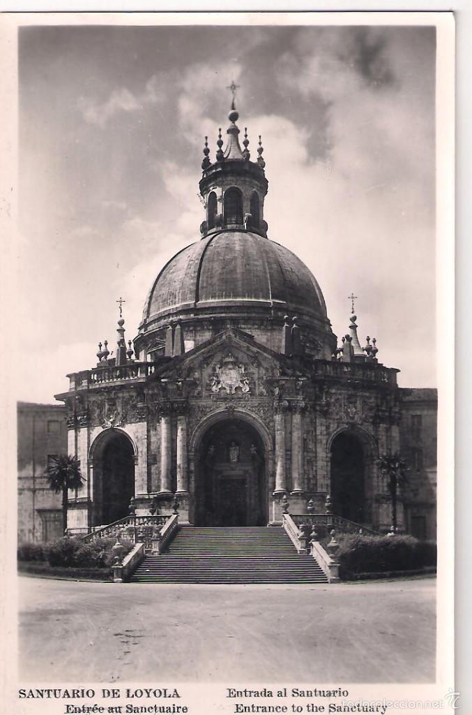 Postcards: POSTAL ANTIGUA B/N SANTUARIO DE LOYOLA