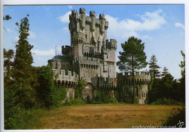 Postkarten: N&ordm; 37 Vizcaya. Castillo de Butron. Ed. Garc&iacute;a Garrabella y C&iacute;a.