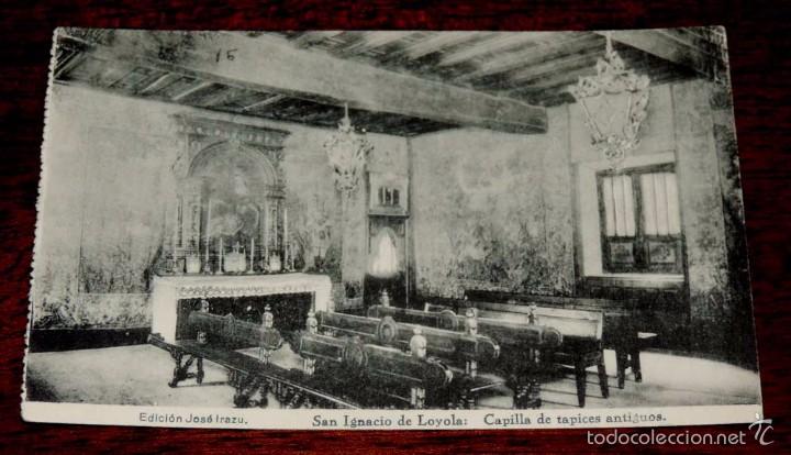 Postkarten: POSTAL DE SAN IGNACIO DE LOYOLA, CAPILLA DE TAPICES ANTIGUOS, ED. JOSE IRAZU, FOTIPIA HAUSER Y MENET