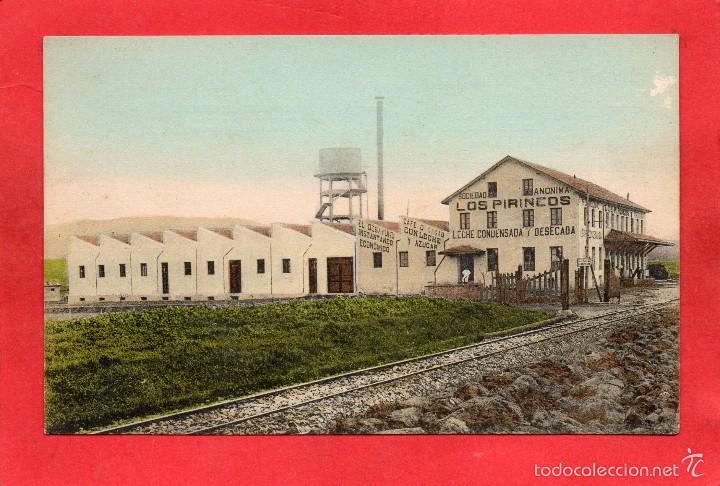 Postales: guernica. leche condensada los pirineos. fabrica