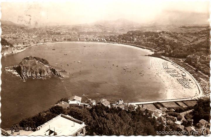 Postkarten: SAN SEBASTIAN VISTA DESDE IGUELDO 1958