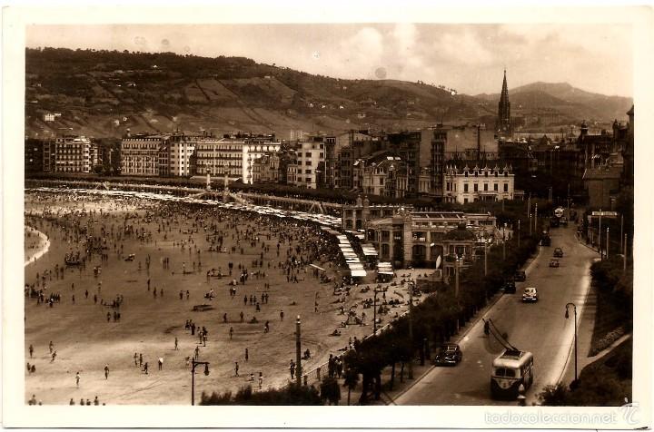Postkarten: SAN SEBASTIAN VISTA GENERAL DE LA PLAYA