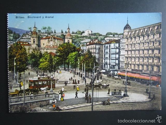Postales: POSTAL BILBAO. BOULEVARD Y ARENAL. - Foto 1