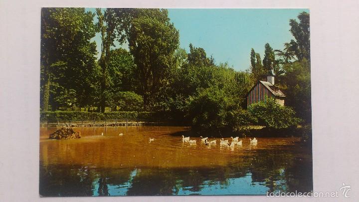 Postales: POSTAL BILBAO - PARQUE Y ESTANQUE - Foto 1