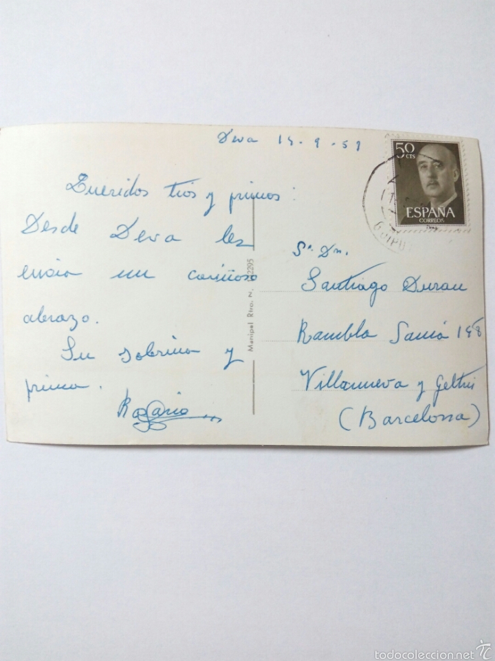 Postales: POSTAL DE DEVA (GUIP&Uacute;ZCOA) - Foto 2