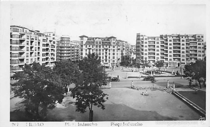 Postcards: BILBAO.- PLAZA INDAUCHO