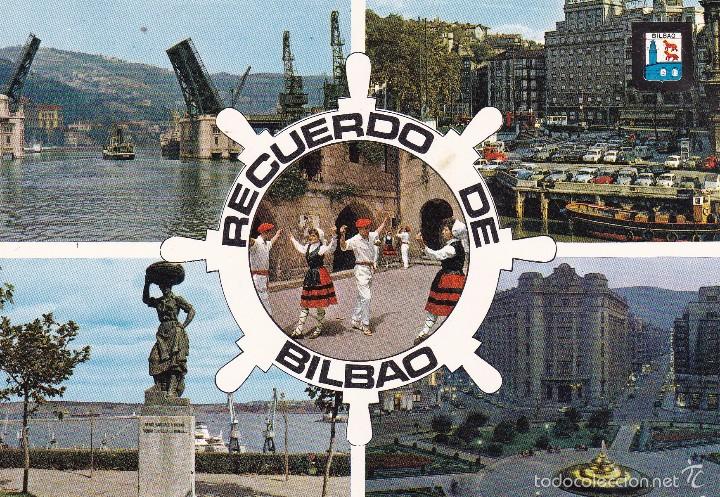 Postales: Recuerdo de Bilbao (sin circular) - Foto 1