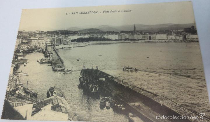 Postais: TARJETA POSTAL SAN SEBASTIAN VISTA DESDE EL CASTILLO