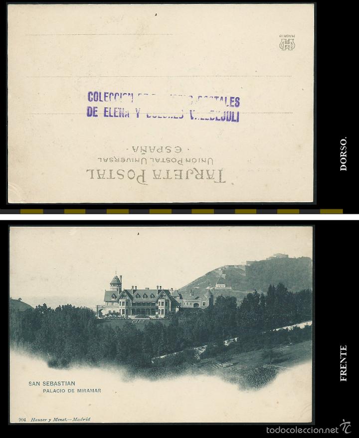 Postais: San Sebastian. Palacio de Miramar.