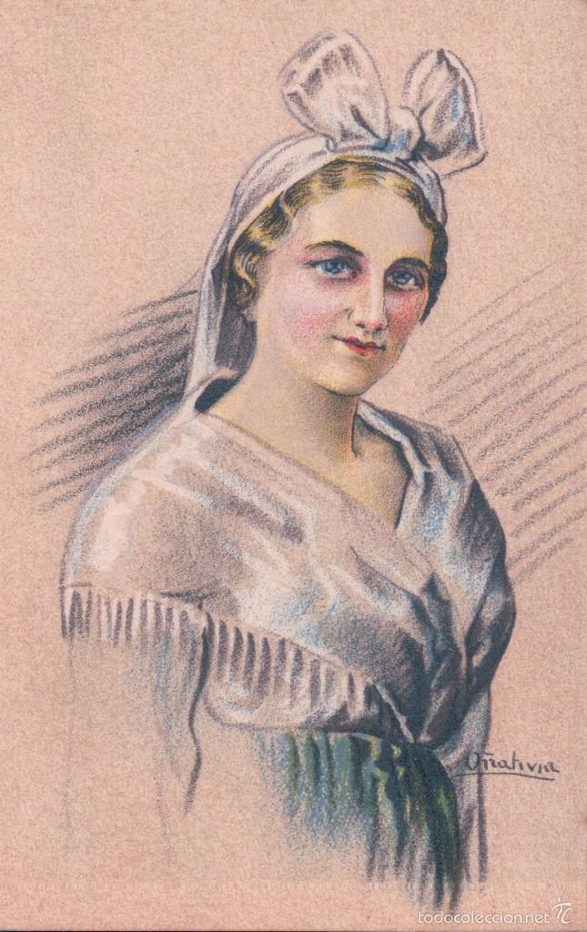 Cartoline: Bonita postal: tipos vascos - Haute Labourd - de G. H. O&ntilde;ativia