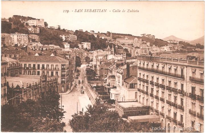 Postales: SAN SEBASTIAN CALLE DE ZUBIETA